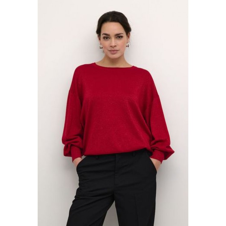 Kaffe KAregina O-Neck Knit Haute Red